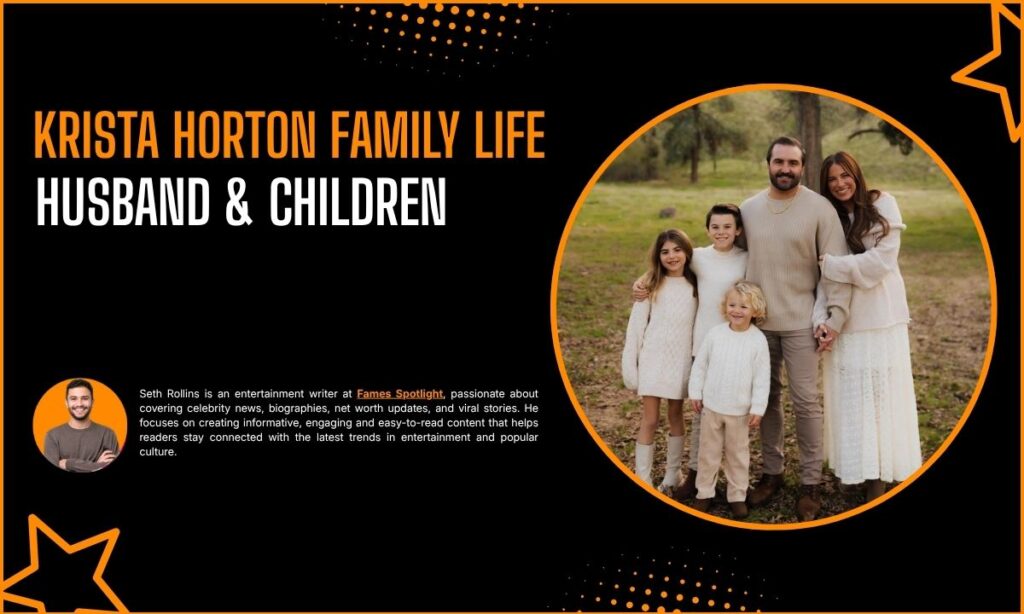 Krista Horton Family Life